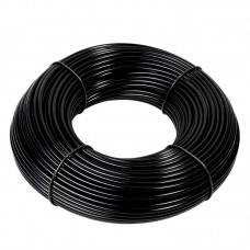 Supply tubing black, 25m roll